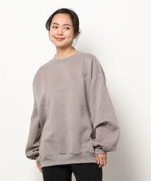 ビッグシルエット裏起毛スウェットパーカー