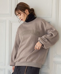 ビッグシルエット裏起毛スウェットパーカー