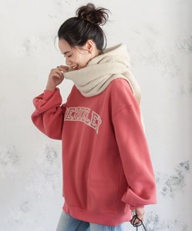 ビッグシルエット裏起毛スウェットパーカー