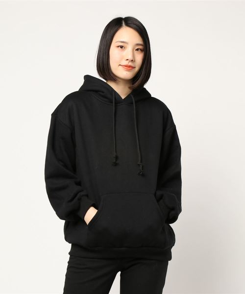 KOBE LETTUCE（コウベレタス）の「ビッグシルエット裏起毛スウェットパーカー（スウェット・レディース・ブラック/モカ/ホワイト系その他/ブラック系その他/グレー系その他/ブラウン系その他/ベージュ系その他/ピンク系その他/グレイッシュベージュ/チャコール/ホワイト系その他2/ピンク系その他2/グリーン系その他/ホワイト系その他3/アイボリー/ミント/ブラック系その他3/ブラウン系その他2/ベージュ系その他3/ピンク系その他3/ブルー/ベージュ系その他2/ブラック系その他2/ブラック系その他4/ブラック系その他5/ピンク系その他4/ブラウン系その他3/ブルー系その他/ベージュ系その他4/ベージュ系その他5/ピンク系/グリーン系/ブラック系1/ホワイト系1/ベージュ系1/ホワイト系/ブラック系/ベージュ系/グリーン/ピンク系1/ブラック系2/グリーン系1/ホワイト系2/ベージュ系2/ピンク・1/2/4/3/5）」の10枚目の写真
