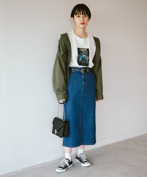 PAGEBOY（ページボーイ）の「ドロストフィールドジャケット（ブルゾン・レディース・ブラック/ベージュ/カーキ・FREE）」の9枚目の写真