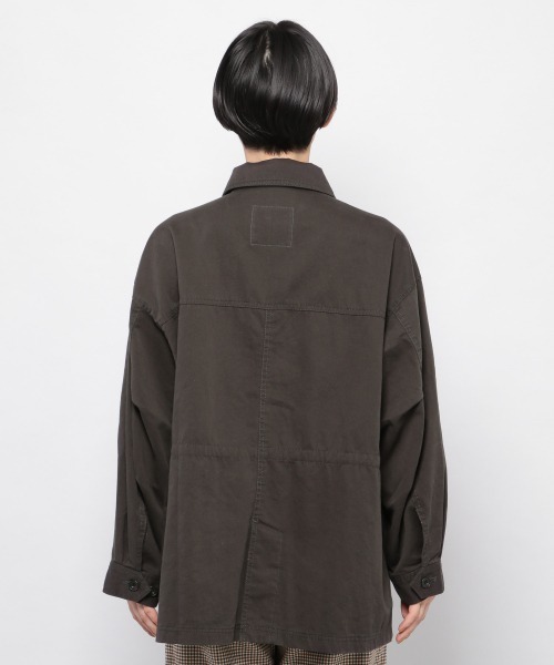 PAGEBOY（ページボーイ）の「ドロストフィールドジャケット（ブルゾン・レディース・ブラック/ベージュ/カーキ・FREE）」の12枚目の写真