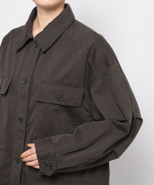 PAGEBOY（ページボーイ）の「ドロストフィールドジャケット（ブルゾン・レディース・ブラック/ベージュ/カーキ・FREE）」の15枚目の写真