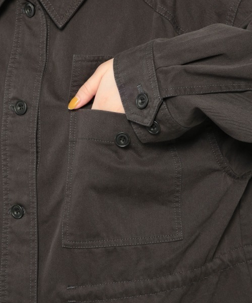 PAGEBOY（ページボーイ）の「ドロストフィールドジャケット（ブルゾン・レディース・ブラック/ベージュ/カーキ・FREE）」の17枚目の写真