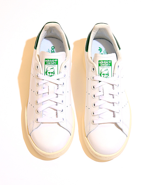 adidas（アディダス）の「STAN SMITH (adidas)（スニーカー・レディース・グリーン/レッド・23.5cm/24.5cm）」の2枚目の写真