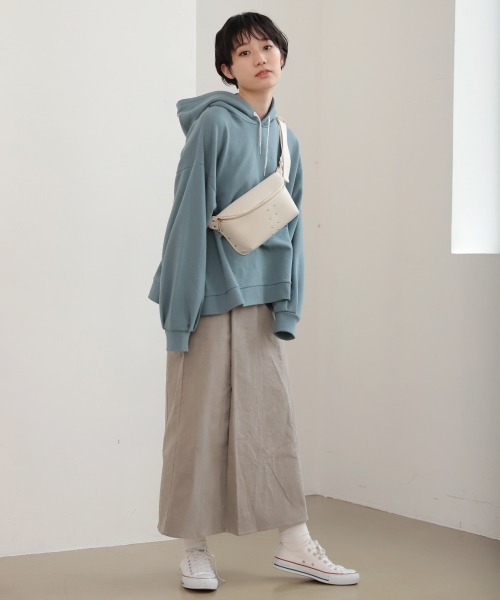 PAGEBOY（ページボーイ）の「スプリングピケセミフレアスカート（スカート・レディース・ライトグレー/ブラック/レモンイエロー・FREE）」の16枚目の写真