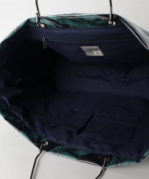 H.TOKYO（エイチトウキョウ）の「ｱﾛﾊﾊﾟﾀｰﾝﾄｰﾄﾎﾟｰﾁSETBAG（トートバッグ・レディース・ネイビー/ピンク・FREE）」の5枚目の写真