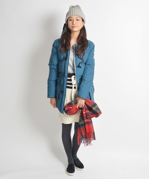 SHIPS for women(シップスフォーウィメン)の「CAPE HEIGHTS:【別注】ダッフルダウン◇● (ダウンジャケット/コート・レディース・ブラック/グリーン/ネイビー・34/36)」の6枚目の写真