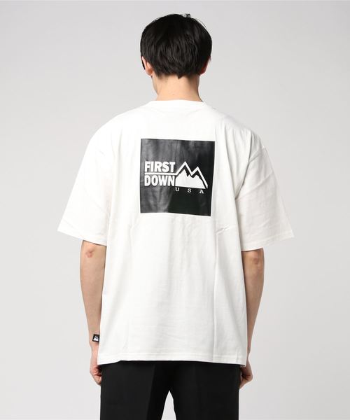 FIRST DOWN（ファーストダウン）の「FIRST DOWN/ファーストダウン LOGO REFLECTOR S/S TEE 半袖Tシャツ（Tシャツ/カットソー・メンズ・ホワイト系その他/ピンク/ブラック/ホワイト・M/L/XL）」の13枚目の写真