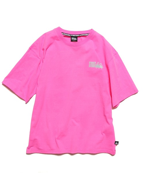 FIRST DOWN（ファーストダウン）の「FIRST DOWN/ファーストダウン LOGO REFLECTOR S/S TEE 半袖Tシャツ（Tシャツ/カットソー・メンズ・ホワイト系その他/ピンク/ブラック/ホワイト・M/L/XL）」の15枚目の写真