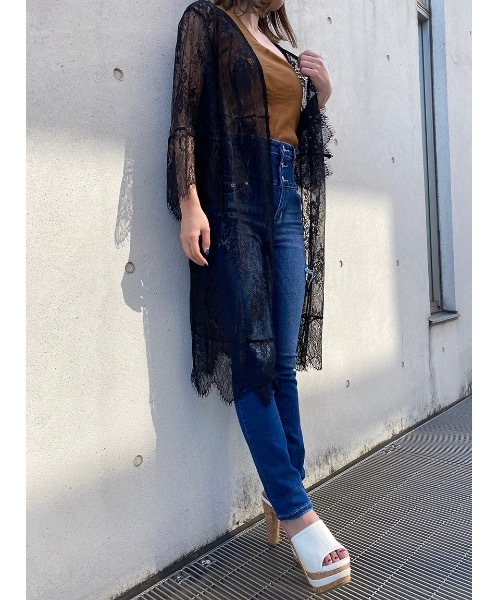 one way（ワンウェイ）の「レースガウン（その他トップス・レディース・ベージュ/ブラック/ホワイト・FREE）」の17枚目の写真