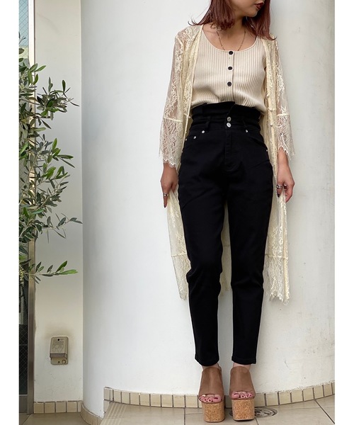 one way（ワンウェイ）の「レースガウン（その他トップス・レディース・ベージュ/ブラック/ホワイト・FREE）」の18枚目の写真