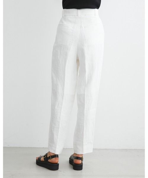 Traditional Weatherwear（トラディショナルウェザーウェア）の「BELTED PANTS（その他パンツ・レディース・オフホワイト/ベージュ・S）」の5枚目の写真