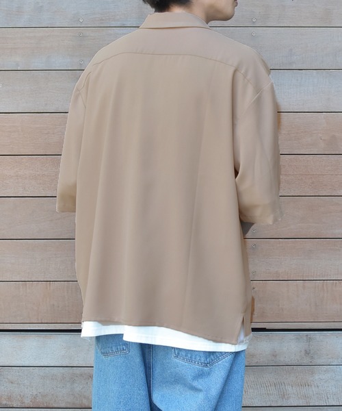 PairPair（ペアペア）の「BIGオープンカラーシャツ（シャツ/ブラウス・メンズ・ライトベージュ/グレー/ライトブルー・FREE）」の13枚目の写真