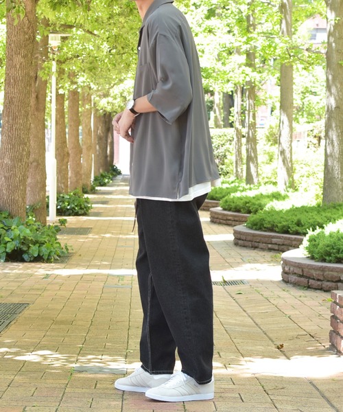 PairPair（ペアペア）の「BIGオープンカラーシャツ（シャツ/ブラウス・メンズ・ライトベージュ/グレー/ライトブルー・FREE）」の14枚目の写真