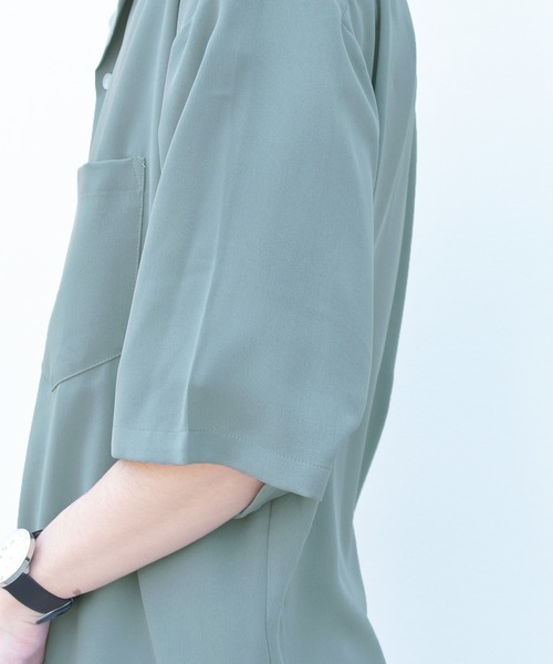 PairPair（ペアペア）の「BIGオープンカラーシャツ（シャツ/ブラウス・メンズ・ライトベージュ/グレー/ライトブルー・FREE）」の12枚目の写真