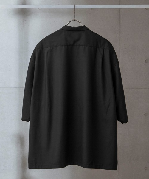 anown（アノン）の「ビッグシルエット2wayオープンカラーシャツ【ファッションインフルエンサー ユウ×anown 限定コラボ】（シャツ/ブラウス・メンズ・ブラック/パープル/ホワイト・M/L）」の12枚目の写真