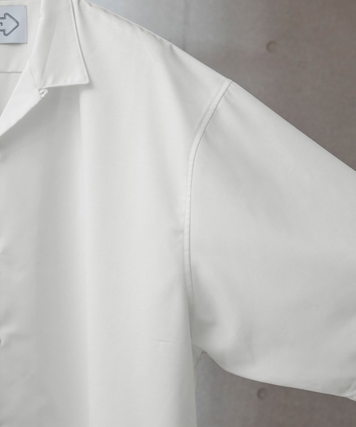 anown（アノン）の「ビッグシルエット2wayオープンカラーシャツ【ファッションインフルエンサー ユウ×anown 限定コラボ】（シャツ/ブラウス・メンズ・ブラック/パープル/ホワイト・M/L）」の16枚目の写真