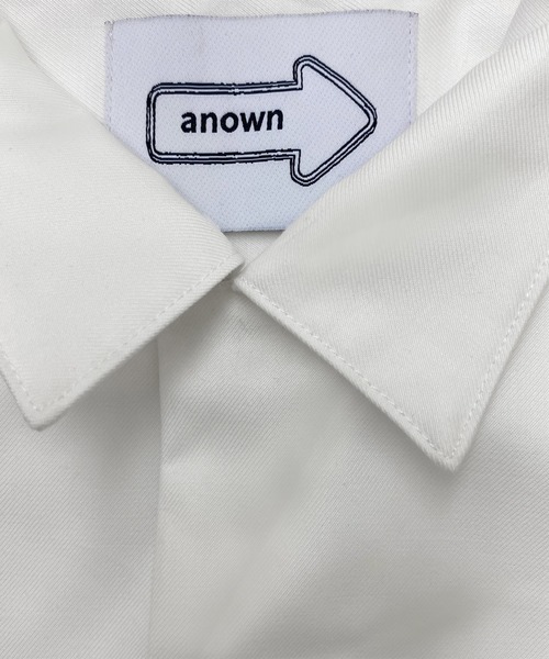 anown（アノン）の「ビッグシルエット2wayオープンカラーシャツ【ファッションインフルエンサー ユウ×anown 限定コラボ】（シャツ/ブラウス・メンズ・ブラック/パープル/ホワイト・M/L）」の22枚目の写真
