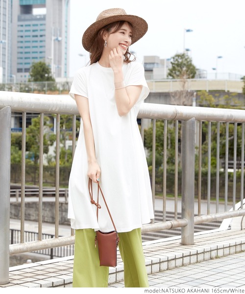 coca(coca)(コカ)の「フレンチスリーブワンピース(ワンピース・レディース・ブルー/カーキ/ブラック/ホワイト/グレー系その他・ONE SIZE)」の21枚目の写真