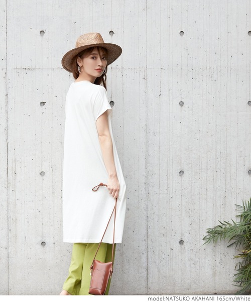 coca(coca)(コカ)の「フレンチスリーブワンピース(ワンピース・レディース・ブルー/カーキ/ブラック/ホワイト/グレー系その他・ONE SIZE)」の18枚目の写真