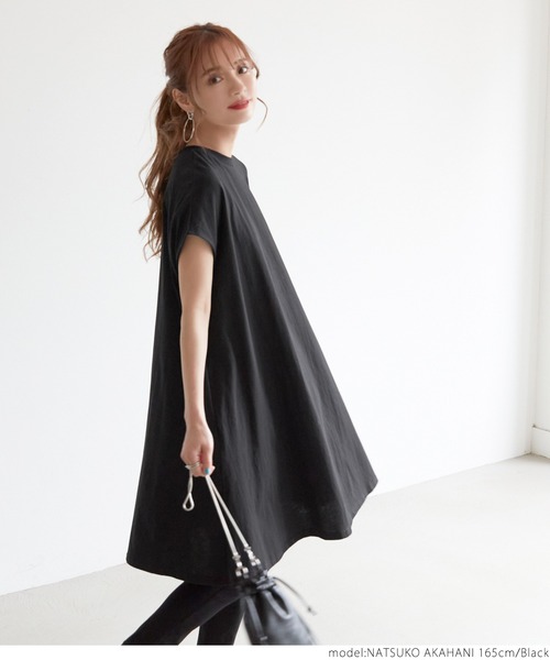 coca(coca)(コカ)の「フレンチスリーブワンピース(ワンピース・レディース・ブルー/カーキ/ブラック/ホワイト/グレー系その他・ONE SIZE)」の15枚目の写真