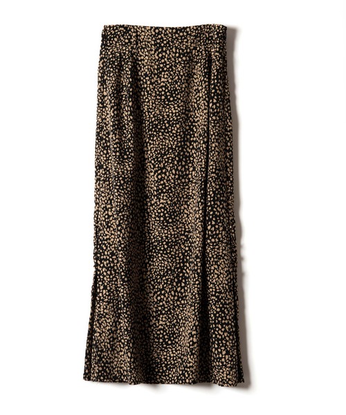 LAYMEE（レイミー）の「Mystic leopard SK / ミスティックレオパードスカート（スカート・レディース・ブラック/ベージュ/ブルー・FREE）」の12枚目の写真