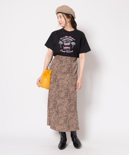 LAYMEE（レイミー）の「Mystic leopard SK / ミスティックレオパードスカート（スカート・レディース・ブラック/ベージュ/ブルー・FREE）」の15枚目の写真
