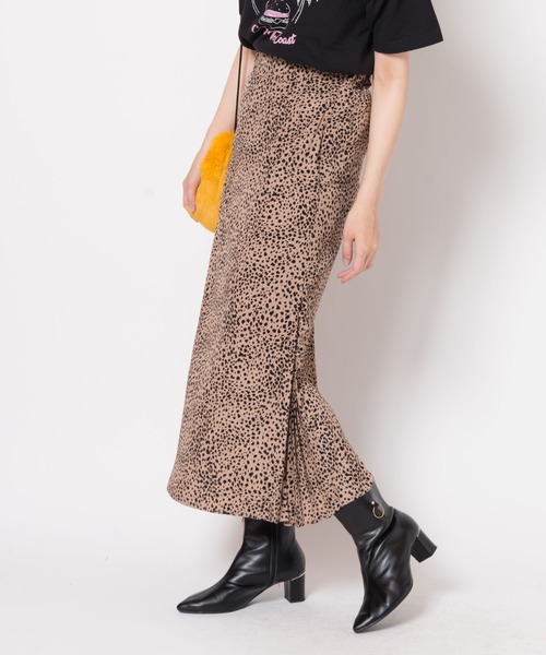 LAYMEE（レイミー）の「Mystic leopard SK / ミスティックレオパードスカート（スカート・レディース・ブラック/ベージュ/ブルー・FREE）」の20枚目の写真