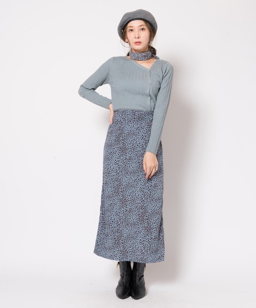 LAYMEE（レイミー）の「Mystic leopard SK / ミスティックレオパードスカート（スカート・レディース・ブラック/ベージュ/ブルー・FREE）」の21枚目の写真