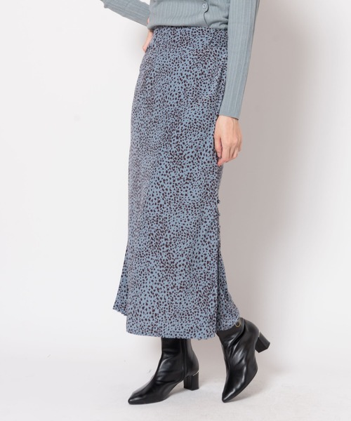 LAYMEE（レイミー）の「Mystic leopard SK / ミスティックレオパードスカート（スカート・レディース・ブラック/ベージュ/ブルー・FREE）」の14枚目の写真