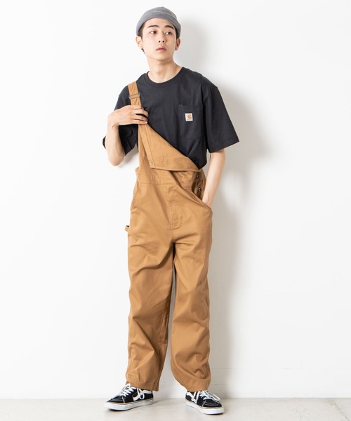 WEGO（ウィゴー）の「WEGO/【ユニセックスで使える】ツイルオーバーオール（サロペット/オーバーオール・メンズ・ベージュ/ブラウン/オフホワイト/ブラック・LARGE/MEDIUM）」の9枚目の写真