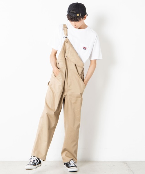 WEGO（ウィゴー）の「WEGO/【ユニセックスで使える】ツイルオーバーオール（サロペット/オーバーオール・メンズ・ベージュ/ブラウン/オフホワイト/ブラック・LARGE/MEDIUM）」の11枚目の写真