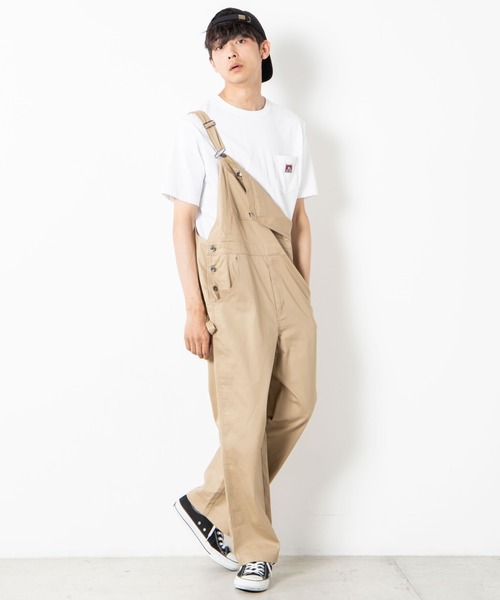 WEGO（ウィゴー）の「WEGO/【ユニセックスで使える】ツイルオーバーオール（サロペット/オーバーオール・メンズ・ベージュ/ブラウン/オフホワイト/ブラック・LARGE/MEDIUM）」の13枚目の写真