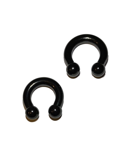 MORPH(モルフ)の「MORPH モルフ CCB ボディーピアス 4ゲージ 14mm~16mm(ピアス(片耳用)・メンズ・ブラック・14/16)」の1枚目の写真