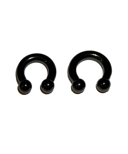 MORPH(モルフ)の「MORPH モルフ CCB ボディーピアス 4ゲージ 14mm~16mm(ピアス(片耳用)・メンズ・ブラック・14/16)」の2枚目の写真