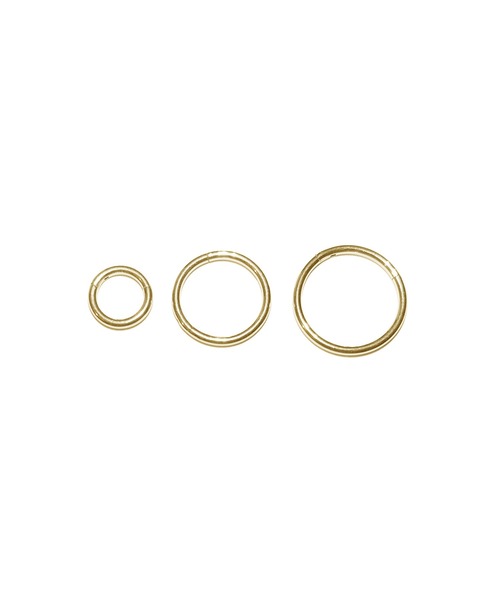 MORPH(モルフ)の「MORPH モルフ セグメントクリッカー ボディーピアス 14ゲージ 8mm~12mm(ピアス(片耳用)・メンズ・ゴールド・8/10/12/6)」の4枚目の写真