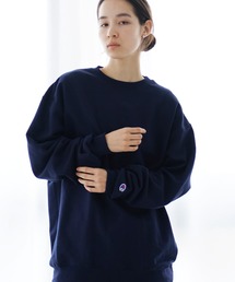 Champion（チャンピオン）の「Champion チャンピオン 無地 オーバーサイズ ビッグシルエット クルーネック スウェット トレーナー（スウェット）」