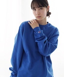 Air Tokyo（エアートウキョー）の「Champion チャンピオン 無地 オーバーサイズ ビッグシルエット クルーネック スウェット トレーナー（スウェット）」