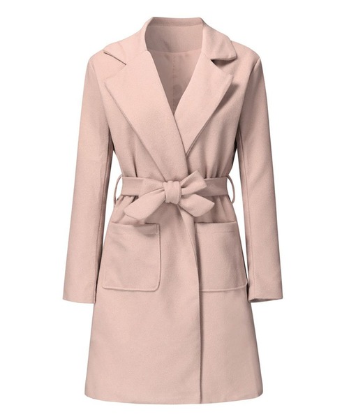 Ritzy（リッツィー）の「大人カジュアル ベルト付きロングガウンコート