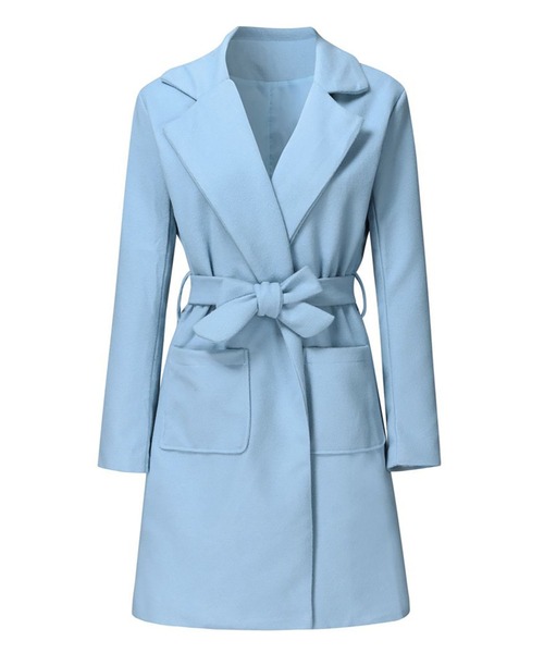 Ritzy（リッツィー）の「大人カジュアル ベルト付きロングガウンコート