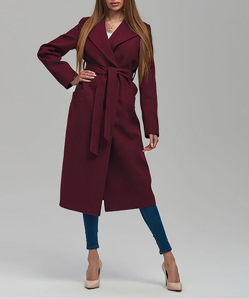 Ritzy（リッツィー）の「大人カジュアル ベルト付きロングガウンコート