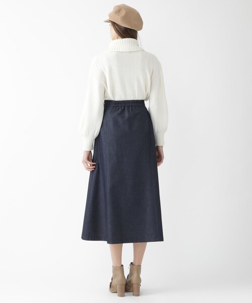 BLUE LABEL CRESTBRIDGE デニムスカート BLUE LABEL CRESTBRIDGE デニムスカート ストレッチデニム