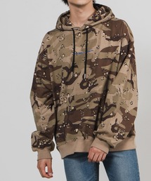 WEGO | WEGO/ロゴ刺繍カモフラージュビッグシルエットプルパーカー(パーカー)