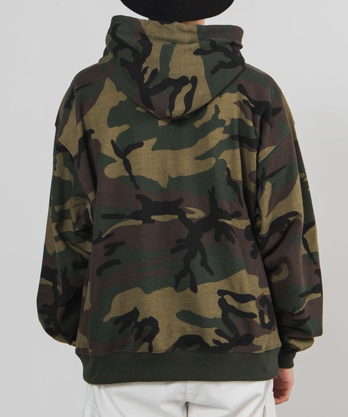 WEGO（ウィゴー）の「WEGO/ロゴ刺繍カモフラージュビッグシルエットプルパーカー（パーカー・メンズ・その他1/その他2・MEDIUM/LARGE）」の7枚目の写真