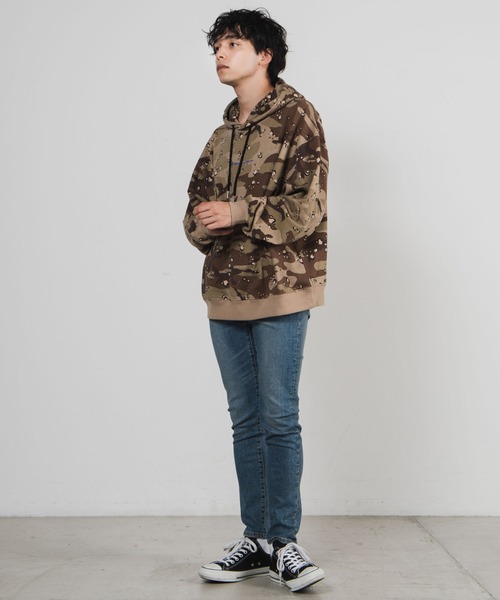 WEGO（ウィゴー）の「WEGO/ロゴ刺繍カモフラージュビッグシルエットプルパーカー（パーカー・メンズ・その他1/その他2・MEDIUM/LARGE）」の16枚目の写真