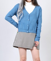 DING | DING/前ボタンショート丈ニットカーディガン(カーディガン/ボレロ)