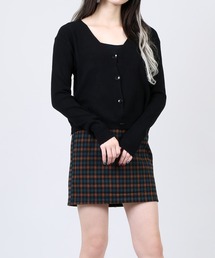 DING | DING/前ボタンショート丈ニットカーディガン(カーディガン/ボレロ)