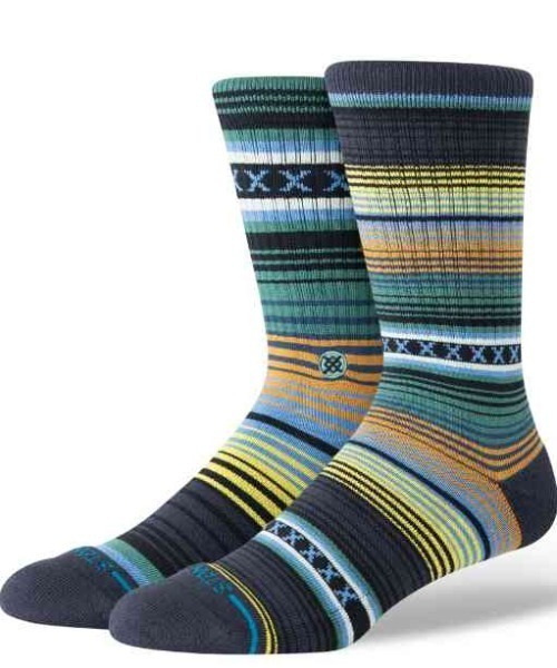 STANCE（スタンス）の「STANCE/スタンス ソックス CURREN ST CREW A556A20CHS（ソックス/靴下・メンズ・レッド系その他/マルチ/グリーン系その他・L）」の2枚目の写真