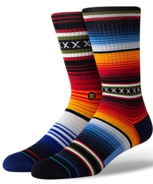 STANCE（スタンス）の「STANCE/スタンス ソックス CURREN ST CREW A556A20CHS（ソックス/靴下・メンズ・レッド系その他/マルチ/グリーン系その他・L）」の3枚目の写真